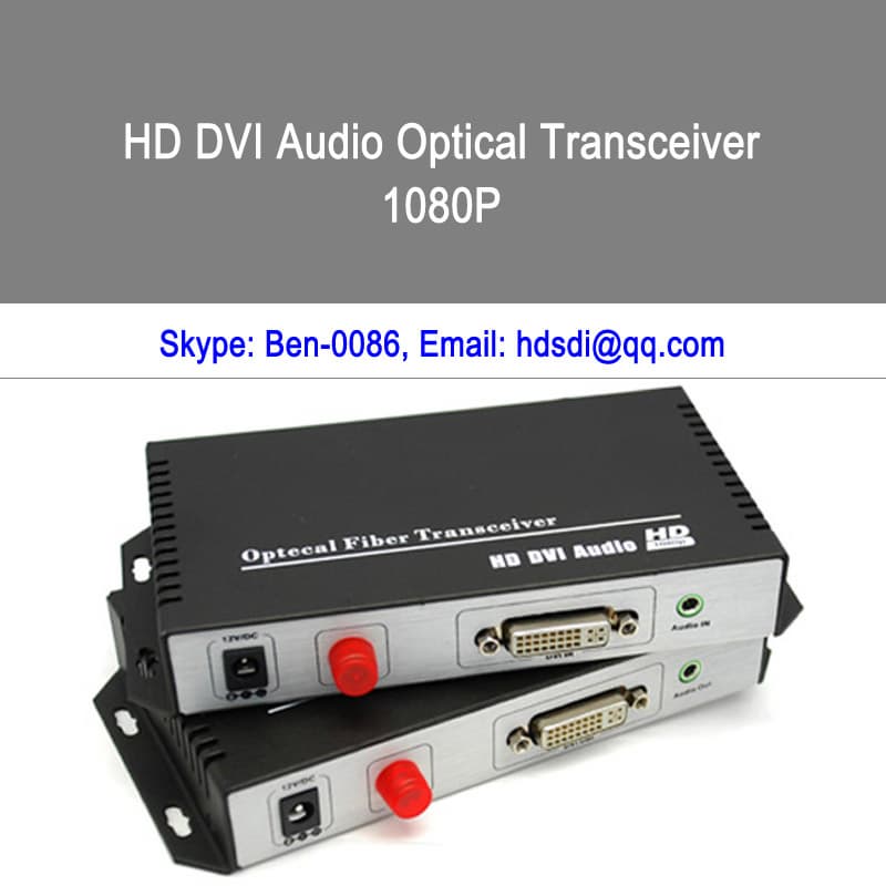 1080P HD DVI Video _ Audio Opitcal Transceiver